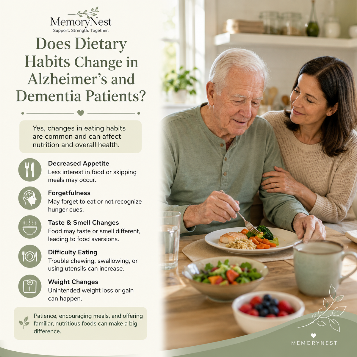 🍽️ CAREGIVER TIP: Sometimes Less Is More