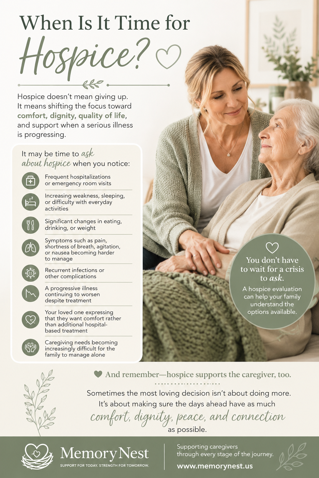 When Is It Time for Hospice? 🤍