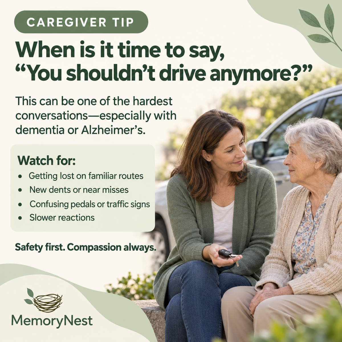 When is it time to say, "You shouldn't drive anymore?"