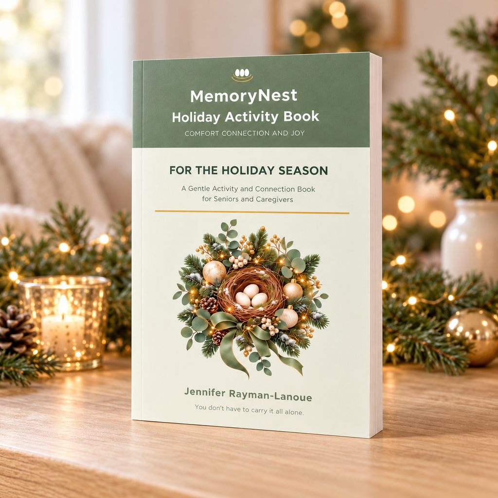 MemoryNest Holiday Activity Book | Large-Print Seasonal Activities for Seniors & Caregivers